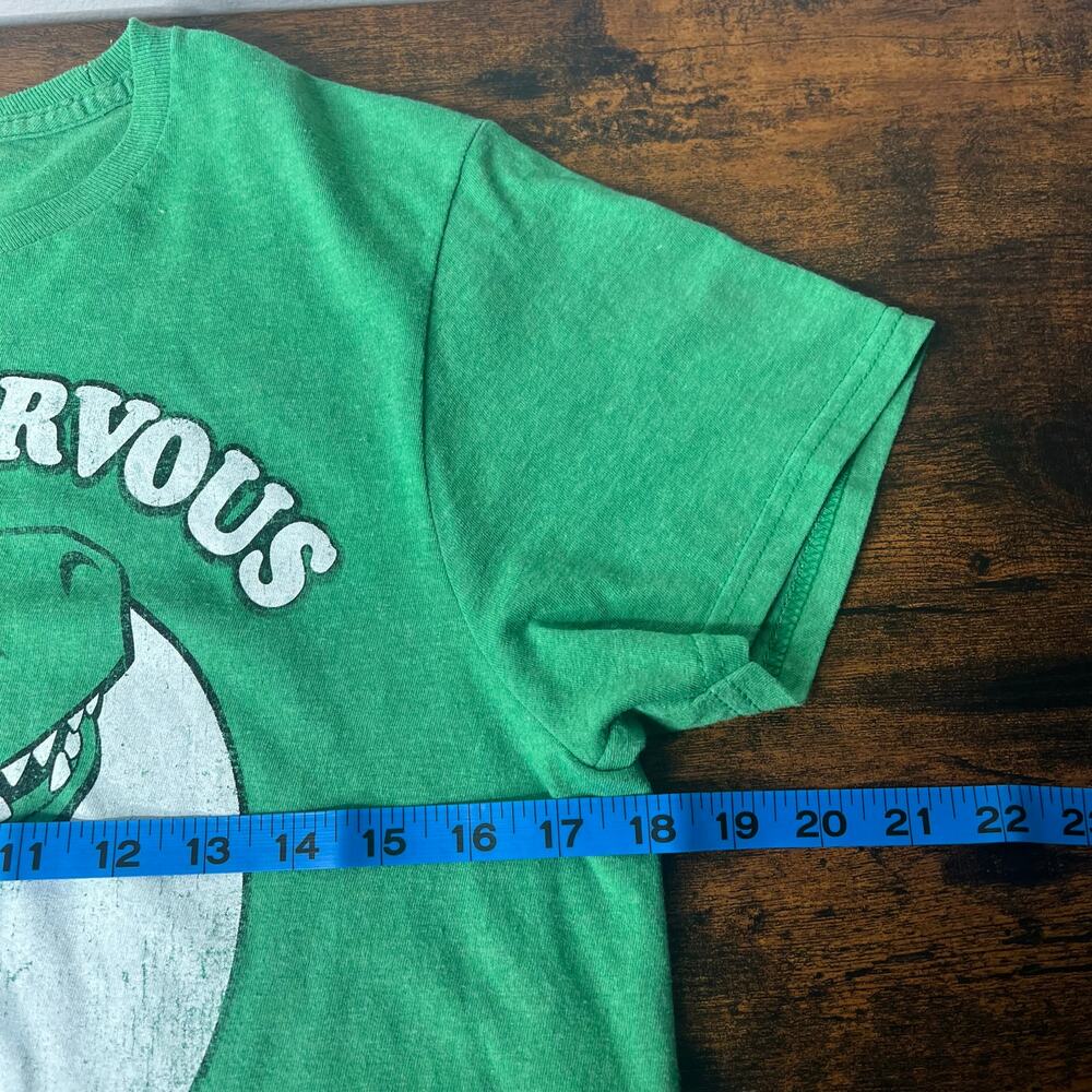 Toy Story I'm A Nervous REX Tee Green T-Shirt Size S Disney World Pixar Dinosaur - Picture 8 of 9